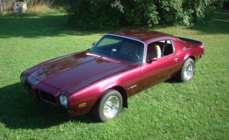 1973 Pontiac Firebird cassis перламутровый