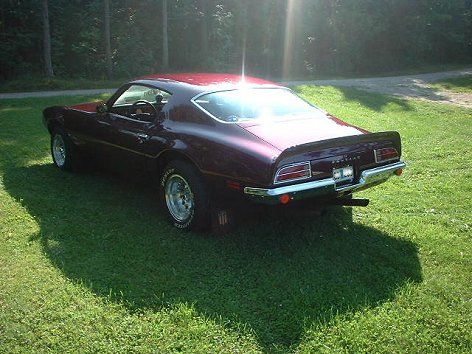 1973 Pontiac Firebird cassis перламутровый