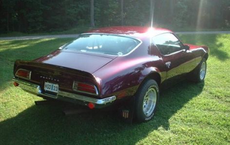 1973 Pontiac Firebird cassis перламутровый