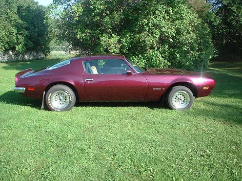 1973 Pontiac Firebird cassis перламутровый
