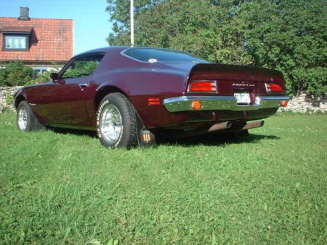 1973 Pontiac Firebird cassis перламутровый