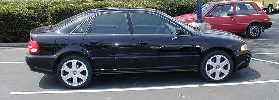 2001 Audi S4 черный бриллиант