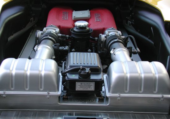2001 Ferrari 360 Spider F1 желтый